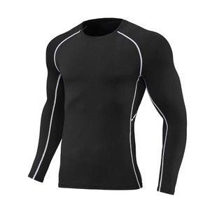 Rashguard de compression léger, coupe décontractée, nouveau modèle tendance, matière douce, respirant, séchage rapide, durable, idéal pour le sport. - Product Image 2
