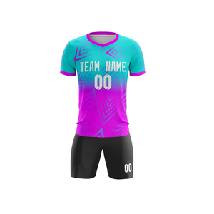 Maillots de football 2026 au design optimal, imprimés, à séchage rapide, respirants, à manches courtes et col en V, en 100 % polyester - Product Image 2