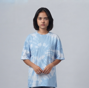 Women Acid Wash T-Shirt Oversized Cotton Crew Neck Casual Vintage Streetwear Drop Shoulder Short Sleeve Summer Ladies T Shirts - Product Image 4