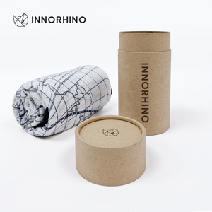 Custom <b>Round</b> Paper Tube Packaging with Matt Lamination Embossing for Skin Care Serum-Recyclable Customizable for High-end Brands - Product Image 5