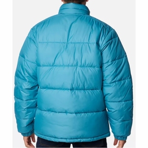 Unisex Puffer Jacket OEM Custom <b>Warm</b> Hooded Front Patchwork Stand <b>Waterproof</b> Breathable High Street Style Winter Casual Quilted - Product Image 2