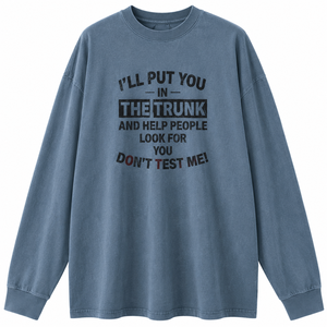 T-shirt décontracté à manches longues et col rond pour homme, coupe ample, imprimé numérique rayé, écologique, streetwear d'été, coton, vente en gros OEM - Product Image 3