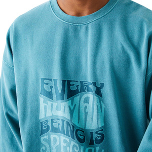 Every Human Being Is Special Crew Neck Pullover Sweatshirt Unisex Oversized Knitted Cotton Casual Autumn Breathable 370g Regular - Product Image 6