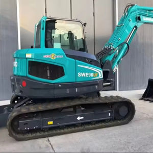 Excavadora de cadenas industrial usada de 3000 kg con cuchilla niveladora frontal y operación hidráulica suave para desarrollo de sitios - Product Image 1