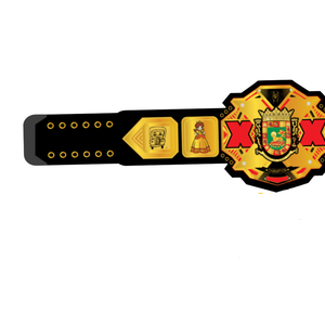 Custom Wrestling Championship Belt with Gold Plate - High Quality Durable Ideal for Events Collectors and Fans - Product Image 4
