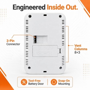 <span class=keywords><strong>Thermostat</strong></span> rotatif fin B2B OEM 30mm avec bouton SET, sauvegarde automatique en 5 secondes, chauffage/refroidissement, NC COM NO, <span class=keywords><strong>contact</strong></span> <span class=keywords><strong>sec</strong></span> pour installation DIY en appartement - Product Image 3