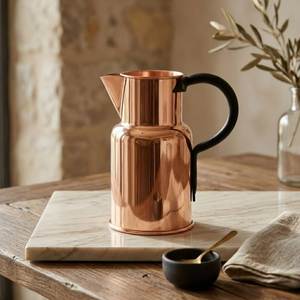Handcrafted Copper Water Jug with Wide Base Design Offering Stability and Convenient Water Serving Experience - Product Image 1