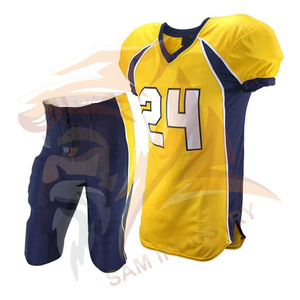 Uniformes de Fútbol Americano Personalizables, Ligeros, Ecológicos, Transpirables, 100% Poliéster, de Alta Calidad - Product Image 6