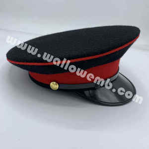 Nouvelle Casquette d'Officier Personnalisée de Haute Qualité 2026 – Vente en Gros de Casquettes à Visière avec Badge Brodé et Visière Brodée - Product Image 3