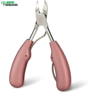 Precio al por mayor: Cortaúñas quirúrgico Hasni para dedos, con mango de ABS y acero inoxidable grueso, juego de instrumentos manuales con certificación CE - Product Image 4