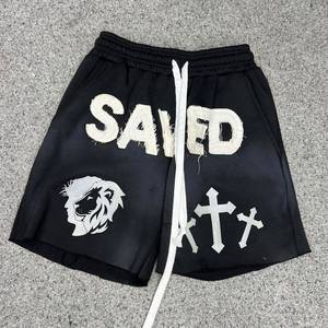 Custom <b>Men</b>’s <b>Yellow</b> Gym <b>Shorts</b> REXFIT SPORTS Printed Athletic <b>Shorts</b> Breathable Fitness <b>Shorts</b> Streetwear Cotton Blend <b>Shorts</b> - Product Image 2