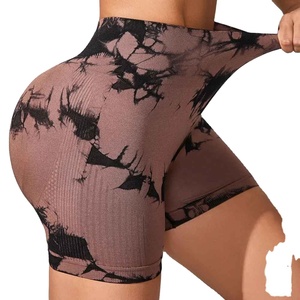 High Quality & Breathable Women Tie Dye Shorts Mid Waist New Arrival Quick Dry Eco Friendly Customized Logo Color And Size - Product Image 2