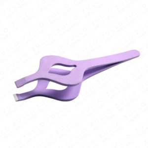 Ensemble de pinces à sourcils inclinées en acier inoxydable couleur personnalisée, outils de beauté pour extensions de cils, marque privée - Product Image 2