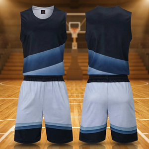 เสื้อบาสเก็ตบอลดีไซน์สวยที่สุด ออกแบบชื่อได้เอง ชุดบาสเก็ตบอลแบบยูนิเซ็กซ์ พิมพ์ลายด้วยความร้อน ระบายอากาศได้ดี ไซส์ใหญ่ แบบกลับด้านได้ ลายพิมพ์ 3 มิติ - Product Image 2