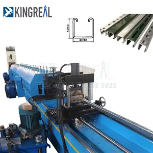 Unistrut Channel Roll Forming Machine C Channel Making Machine Purlin Solar Strut Panel Bracket Making Machine Precio de fábrica