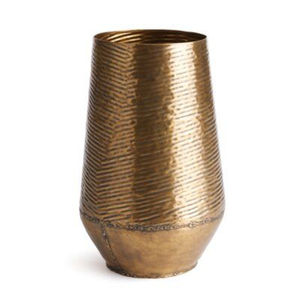 Macetero de Metal con Acabado Dorado de Estilo Popular para el Hogar, Sala de Estar, Balcón, Macetero Decorativo de Forma Redonda para Flores - Product Image 3