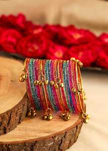 Ensemble de bracelets Churiyan en perles de verre, toutes tailles, faible MOQ et prix, bijoux pour femmes, couleurs et tailles personnalisées, bracelets traditionnels kashmiris pour filles - Product Image 3