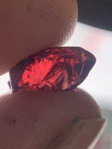 Natural Rhodolite Garnet Rough Gemstone Lot Cutting Grade Pieces Deep <b>Red</b> African Crystal Parcel For Faceting - Product Image 6