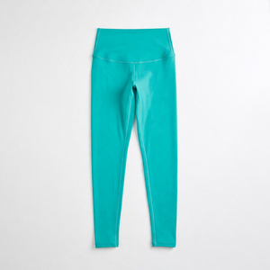 Leggings de yoga pour femmes de haute qualité à faible MOQ, taille élastique, en Spandex/Nylon, respirants, sans coutures, longueur intégrale, pour le fitness - Product Image 1