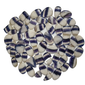 Cabujón de Ágata Natural de Buena Calidad, Pulido a Mano, para Joyería - Product Image 1