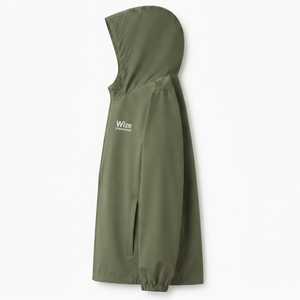 Men's winter windbreaker <b>Fleece</b> <b>lined</b> plus size Custom logo <b>jacket</b> Wholesale low price Men's Windbreaker <b>jacket</b> - Product Image 3