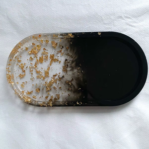 Bandeja de Servicio de Resina Hecha a Mano para Restaurante, Hotel y Fiestas, Personalizable para Ramadán y Diwali, Precio Económico - Product Image 1