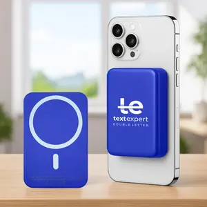 Batería Externa Magnética de 10,000 mAh para Magsafe con Carga Inalámbrica Rápida de 15W, Interfaz de Entrada Tipo-C, Batería de Litio-Polímero de Plástico - Product Image 2