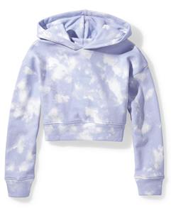 Custom Printed Tie-<b>Dye</b> Cropped Hooded Wholesale Price Sweatshirt Winter Knitted <b>Wool</b> Sustainable Women Crop Top Hoodies - Product Image 5