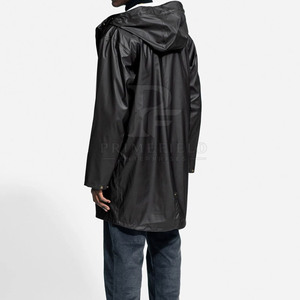 Factory Direct Sale Hooded Solid Color Breathable Eco-Friendly <b>Rain</b> <b>Coat</b> Custom Made 2026 New Arrival for Adult Size - Product Image 6