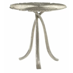 Aluminum <b>Side</b> <b>Table</b> Tripod Design Modern Look Home Plant Stand Living Room Bedroom <b>Sofa</b> Corner Home <b>Table</b> Metal Furniture - Product Image 1