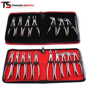 Juego de 7 piezas TSI Premium de fórceps para extracción dental, instrumentos de precisión para extracción de dientes profesional y procedimientos dentales. - Product Image 1