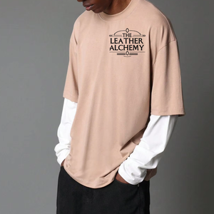 เสื้อยืดแขนยาวผู้ชายสไตล์โมเดิร์น ผ้าฝ้ายพรีเมียม สวมใส่สบาย แฟชั่นสตรีทแวร์ลำลอง ใส่ได้ทุกวัน คอกลม - Product Image 1
