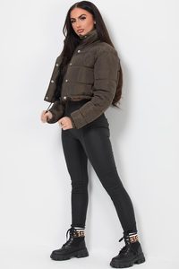 Chaqueta Acolchada para Mujer al por Mayor, Personalizada, Informal, para Exteriores, Resistente al Viento, con Cierre de Cremallera y Bolsillos Laterales, Abrigo Premium para Invierno - Product Image 5