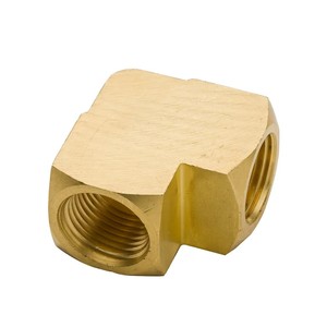 90° Reductor de Tubería de Latón Macho, Codo de Tubería de Barra Pulida de Baja Presión en Pulgadas OEM/ODM (AOL-015(SAE) # 130238) - Product Image 3