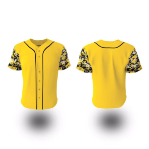Customizable Light Blue Baseball Jersey Camouflage Sleeves Sublimated Print Moisture Wicking Anti-Bacterial USA 2026 Team Sport - Product Image 5