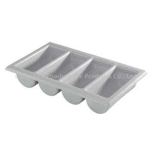 Cajas de Plástico Multifuncionales para Cubiertos, Modernas, Color Gris, para Cocina Comercial - Product Image 1