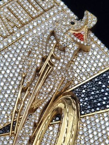 Colgante de Moissanita y Diamantes de Plata Sólida 925 con Nombre Personalizado, Bañado en Oro de 18K, Estilo Iced Out, para Hombres, Amantes del Hip Hop y Raperos - Product Image 6