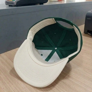 Casquette de golf personnalisée à 5 panneaux, bicolore, broderie plate, OEM ODM, marque privée, fabricant en gros, faible MOQ - Product Image 5