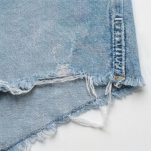 Shorts de Mezclilla de Cintura Alta para Mujer, Pantalones Vaqueros Rotos, Ropa Casual de Calle, Atuendo de Verano, Ropa de Moda Diaria para Exteriores - Product Image 6