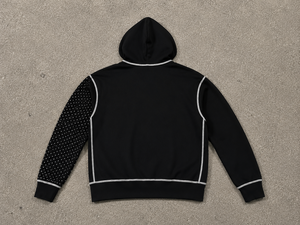 Voxstyle Enterprises Women's <b>Black</b> Full Sleeve Solid Design Zipper Front Casual Winter Breathable Lined Knitted <b>Sweatshirt</b> - Product Image 2