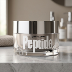 Crema de péptidos W.SKIN LABORATORY STOP AGING, crema hidratante, antiarrugas, salud de la piel, saludable, sin edad, formulada con antioxidantes, de acción rápida - Product Image 1