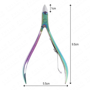 Coupe-cuticules professionnel en acier inoxydable couleur arc-en-ciel, outil de manucure pour peaux mortes, vente en gros OEM - Product Image 3