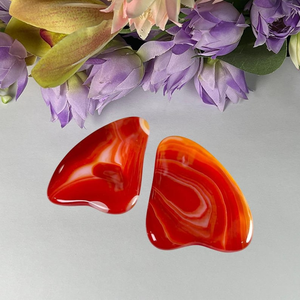 Masajeador Facial de Piedra Natural, Herramienta Gua Sha, Piedra de Masaje Facial Suave para Mujeres y Hombres, Herramienta Manual de Cuidado de la Piel y Belleza para el Rostro - Product Image 4