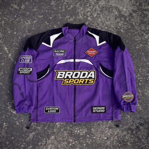 เสื้อปักลายตามสั่งสำหรับมอเตอร์ไซค์ รถแข่ง F1 รถแข่งนัสคาร์ สไตล์วินเทจคลาสสิก กันน้ำ ระบายอากาศ กันลม ใส่ได้ทั้งฤดูร้อน/ฤดูหนาว สำหรับทุกเพศ - Product Image 6