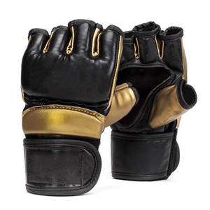 ถุงมือ MMA รุ่นล่าสุด คุณภาพสูง ระบายอากาศได้ดี แห้งเร็ว น้ำหนักเบา ทนทาน ใช้ได้ทั้งชายและหญิง ปรับแต่งได้ ปิดด้วยแถบตีนตุ๊กแก PU ด้านหน้า - Product Image 1