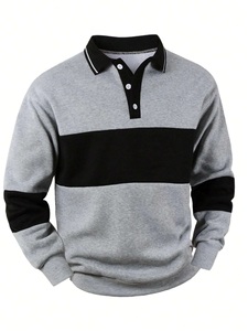 Hot Selling Customized Logo Printing Solid Lined Breathable 300g Fleece <b>Fabric</b> Pullover Winter Wear High Quality Men Sweatshirts - Product Image 6