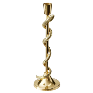 <b>Brass</b> <b>Candlestick</b> Holder Flower Design Durable Metal Home Decoration Twin Taper Holders Use For Home Restaurant Decoration - Product Image 5
