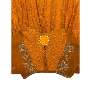 Elegante Vestido Anarkali de Diseñador con Pantalón y Dupatta, Vestidos de Noche Elegantes para Fiestas - Product Image 1