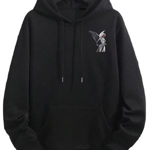 เสื้อมีฮู้ดสวมหัวสำหรับผู้ชายวัสดุผ้าฟลีซ/โพลีเอสเตอร์ผ้าฝ้ายสวมใส่สบายพิมพ์ลายออกแบบได้ตามต้องการสำหรับฤดูหนาว - Product Image 1