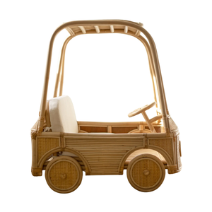 Eco-Friendly Rattan Ride On <b>Toy</b> <b>Car</b> for Kids Durable and Adorable Wholesale Prices Natural Kid <b>Toy</b> Children Push <b>Car</b> Walker - Product Image 1